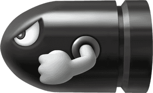 Transparent Bullet Hit Png - Mario Kart Bullet, Png Download PNG