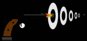 Bullet Flight Sequence Art PNG image with transparent background