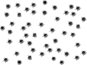 Bullet_ Holes_ Pattern_ Background PNG Image