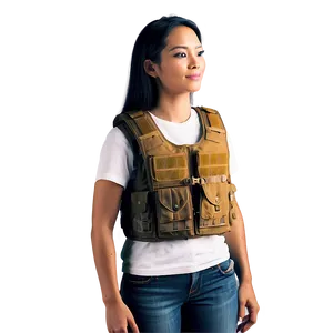 Bulletproof Vest For Women Png 06262024 PNG Image