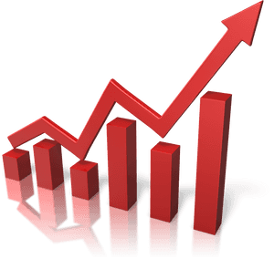 Graph With Arrow Icons - Youtube Grow, HD Png Download PNG image with transparent background