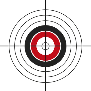 Bullseye Targetwith Crosshairs PNG Image