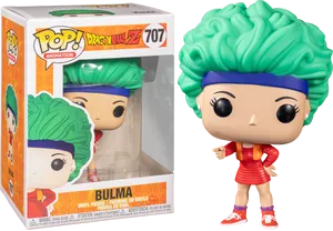 Bulma Funko Pop Figure Dragon Ball Z PNG Image