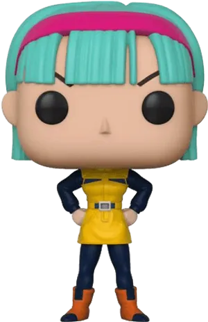 Bulma Funko Pop Figure PNG Image