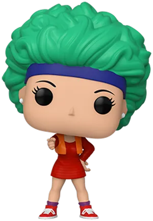 Bulma Funko Pop Figure PNG Image