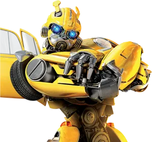 Bumblebee Transformers Autobot Character PNG Image