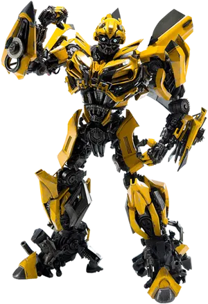 Bumblebee Transformers Autobot Standing PNG Image