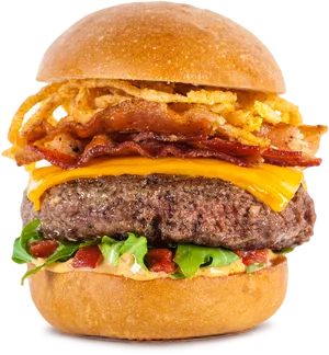 Burger King Bacon Cheeseburger Deluxe PNG Image