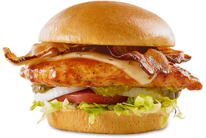 Transparent Burger King Mascot Png - Bbq Chicken Sandwich Bww, Png Download PNG image with transparent background