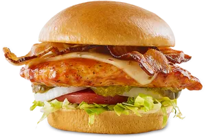 Burger King Chicken Bacon Sandwich PNG Image