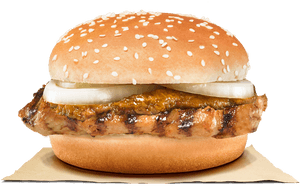 Burger King Rendang Burger, HD Png Download PNG image with transparent background
