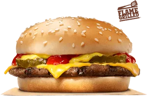 Burger King Classic Whopper PNG Image