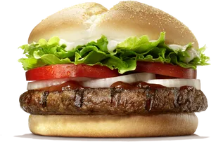 Burger King Classic Whopper Sandwich PNG Image