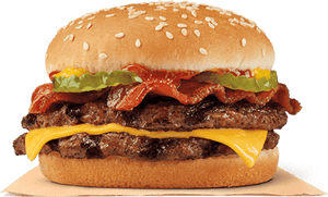 Bacon Burger Burger King, HD Png Download PNG image with transparent background
