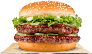 Burger King Mala Burger, HD Png Download PNG image with transparent background