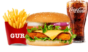 Burger King With Cola, HD Png Download PNG image with transparent background