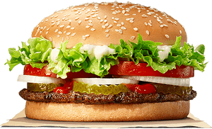 Burger King Whopper, HD Png Download PNG image with transparent background