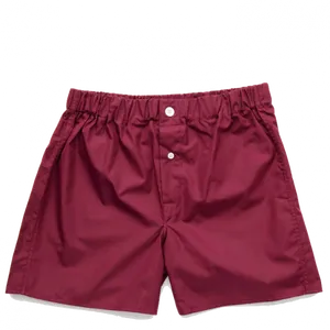 Burgundy Boxer Shorts PNG Image