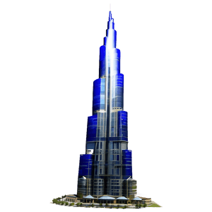 Burj Khalifa Tower PNG aem PNG image with transparent background
