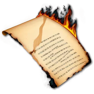 Burned Letter Paper Png Mbq PNG Image