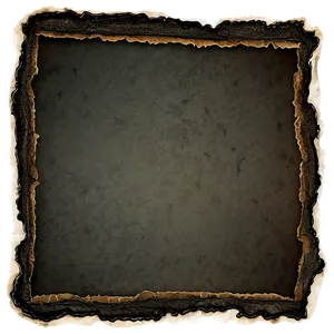 Burned Paper Edges Png Tek PNG Image