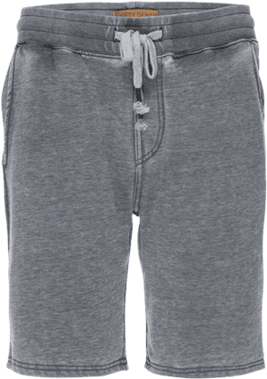 Burnout Pull On Short In Heather Gray - Bermuda Shorts, HD Png Download PNG image with transparent background