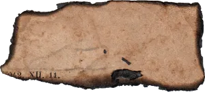 Burnt Edge Antique Paper Texture PNG Image