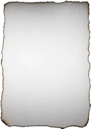 Burnt Edge Blank Paper Texture PNG Image