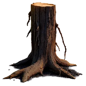 Burnt Tree Stump Png Ntj PNG Image