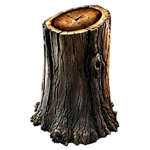 Burnt Tree Stump Png Oug72 PNG Image