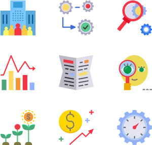 Business Analysis Concepts Illustration PNG Image