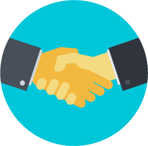Business Handshake Icon PNG image with transparent background