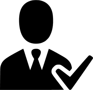 Check Man User Avatar Person Done Complete Tick - User Check Icon Png, Transparent Png PNG image with transparent background