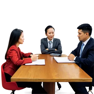 Business Meeting Discussion Png Xms1 PNG Image