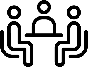 Business Meeting Icon PNG with transparent background
