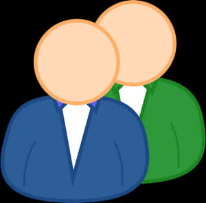 Business Partners Icon PNG image with transparent background
