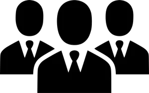 Business Team Silhouette PNG Image