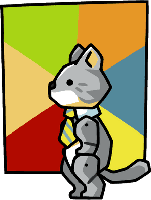 Businesscat - Long Cat Super Scribblenauts, HD Png Download PNG image with transparent background