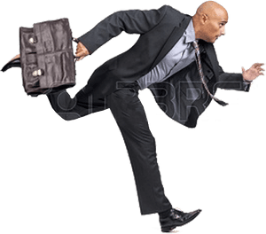 14 May Running Man Briefcase - Running Man In Suit, HD Png Download PNG image with transparent background