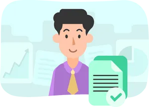 Businessman Presentation Approval PNG Image