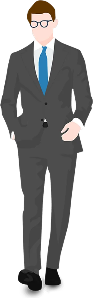 Businessmanin Formal Suit PNG Image