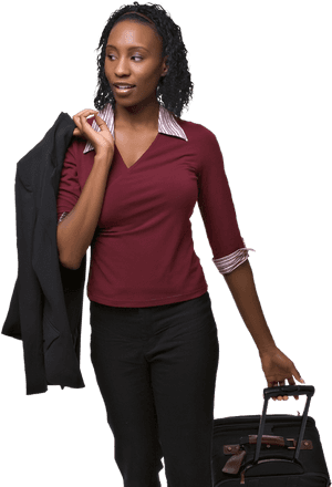 Hotels Are King - Business Woman Png Traveling, Transparent Png PNG image with transparent background