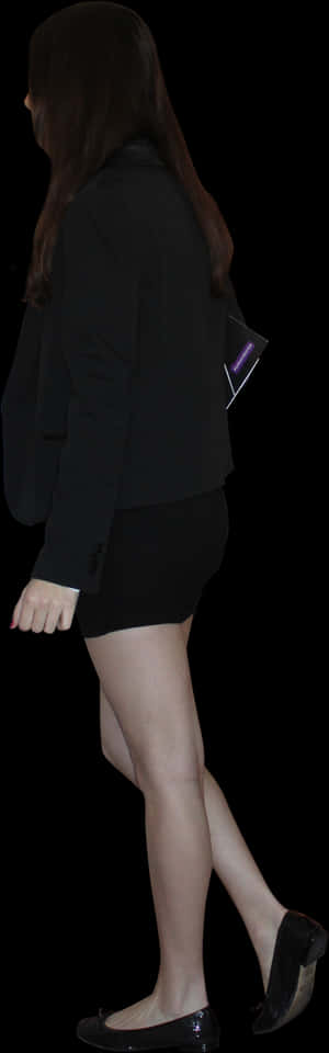 Clip Art Business Woman Walking - People Walking Png Side View, Transparent Png PNG image with transparent background