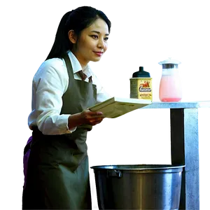 Busy Restaurant Waitress Png 06272024 PNG Image