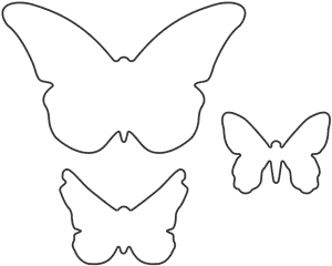 Beautiful Butterflies Die Outline - Brush-footed Butterfly, HD Png Download PNG image with transparent background