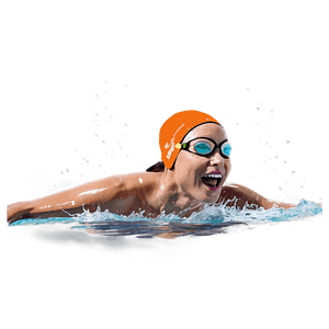 Butterfly Stroke Swimming PNG ctm PNG image with transparent background
