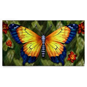Butterfly Tapestry Png Bjs36 PNG Image