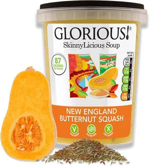 Butternut Squash Soup Product PNG Image