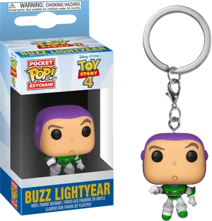 Buzz Lightyear Keychain Toy Story4 PNG Image