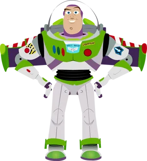 Buzz Lightyear Standing Pose PNG Image